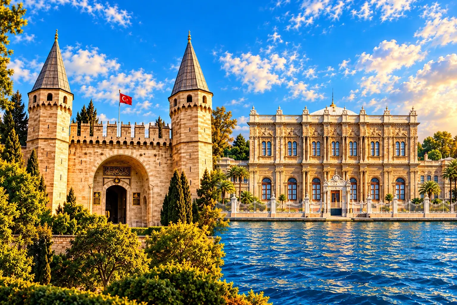 Topkapı Palace · Dolmabahçe Palace