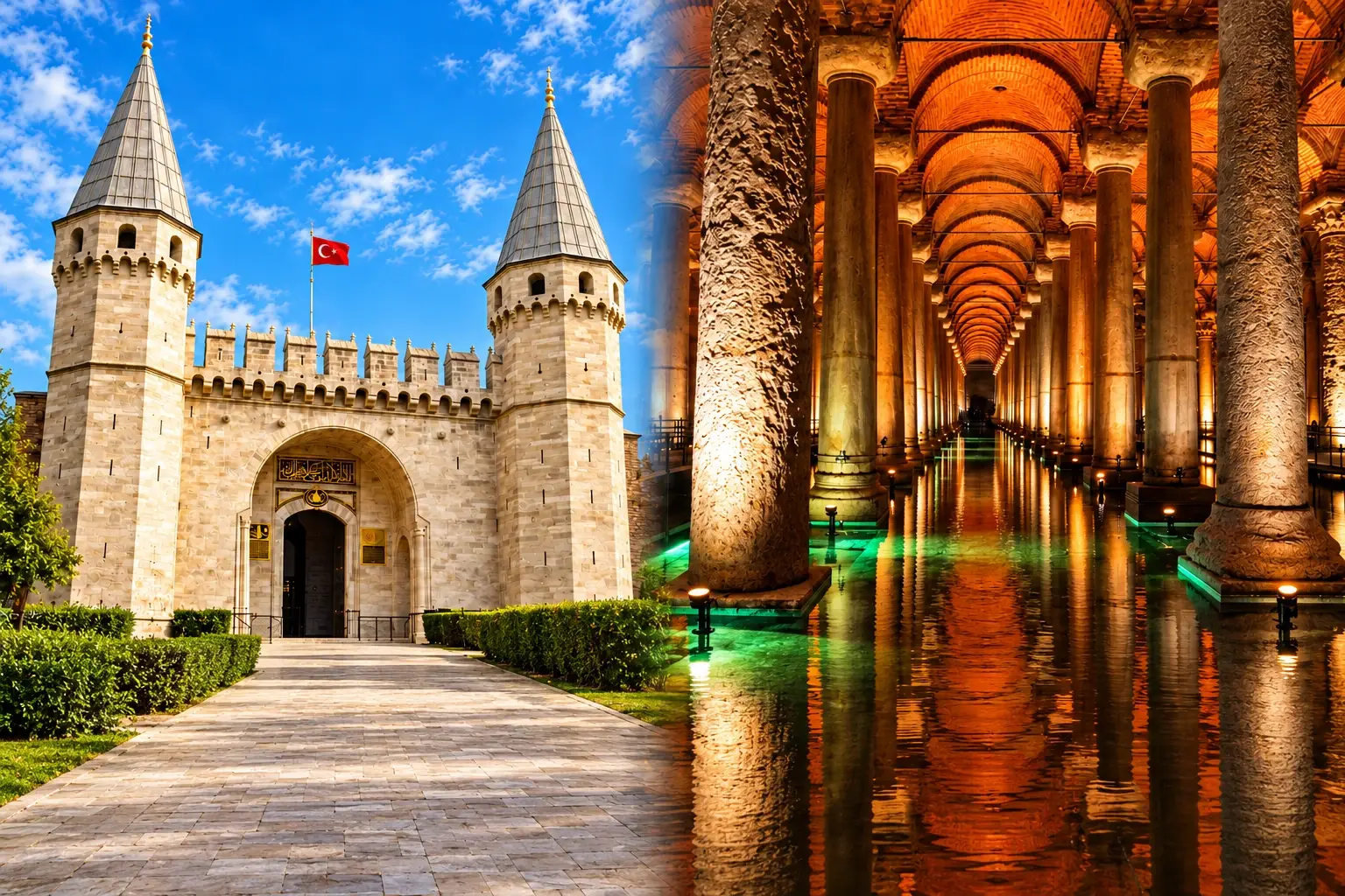 Palacio de Topkapı · Cisterna Basílica