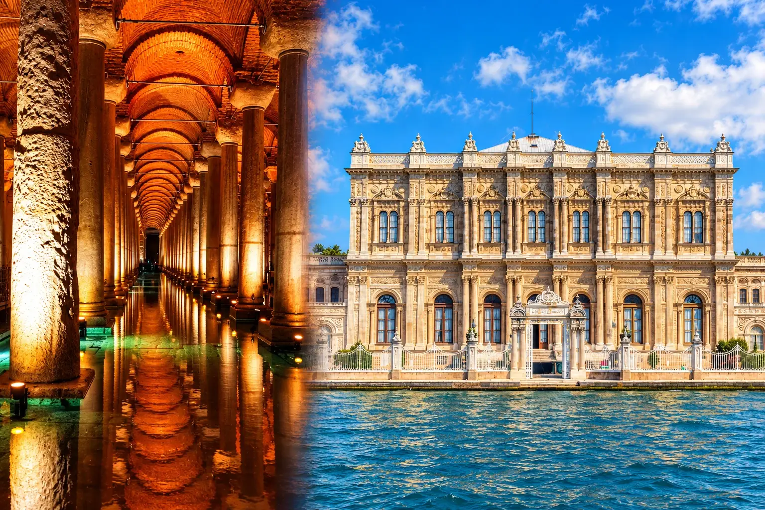 Cisterna Basílica · Palacio de Dolmabahçe